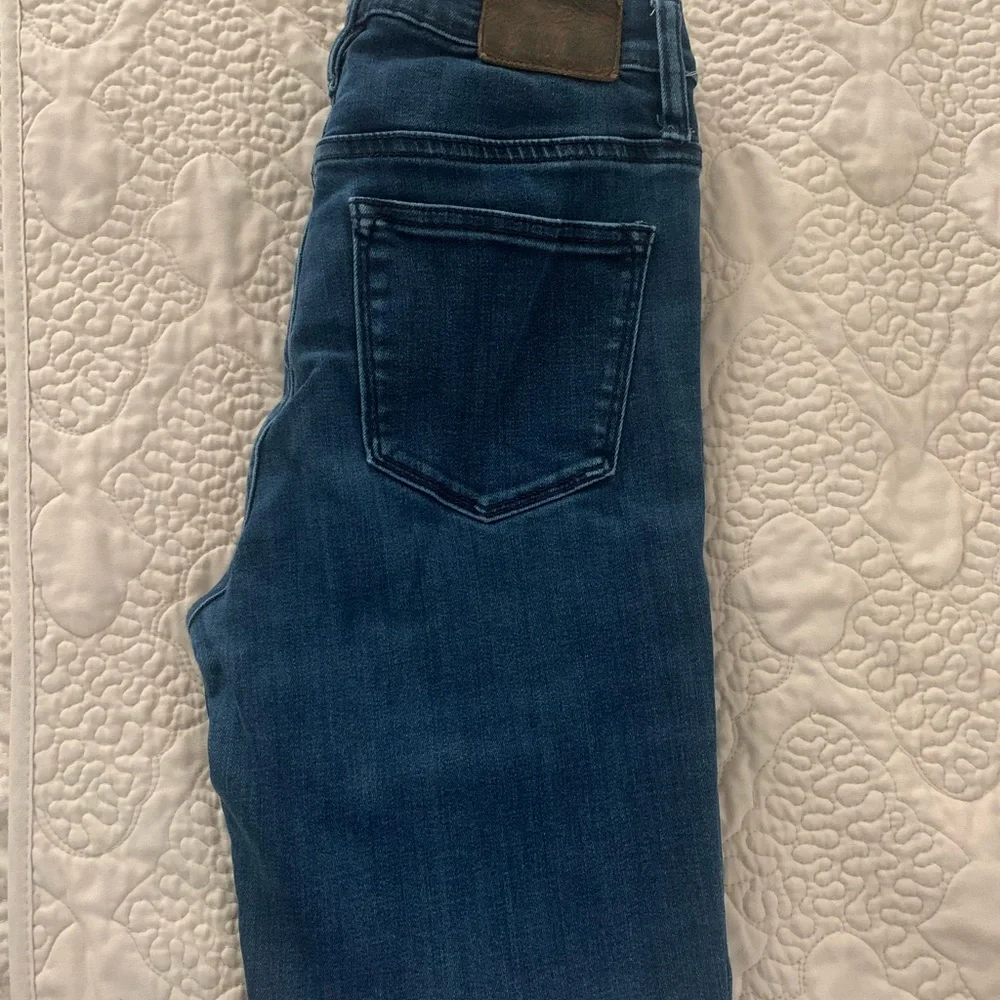 Jcrew Ten Inch Highrise Toothpick Jeans - Picture 6 of 8